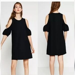 Zara Trafaluc Shoulder Cut Out Dress